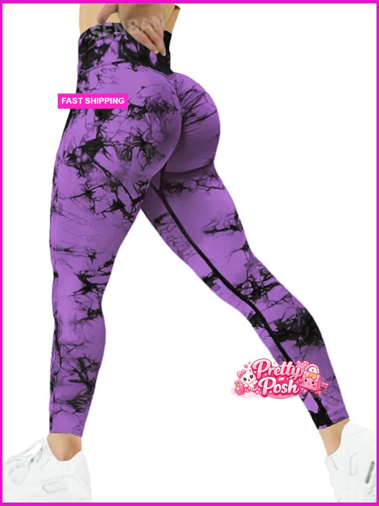 Scrunch Butt Lifting High Waisted Seamless Yoga Leggings